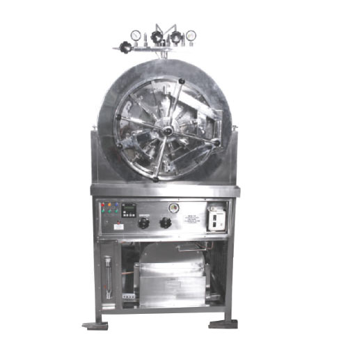 Horizontal High Pressure Cylindrical Steam Sterilizer Complete Made Of Stainless Steel 304 Qlty.